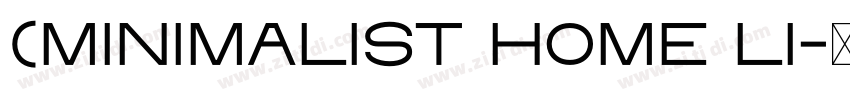(Minimalist Home Li字体转换